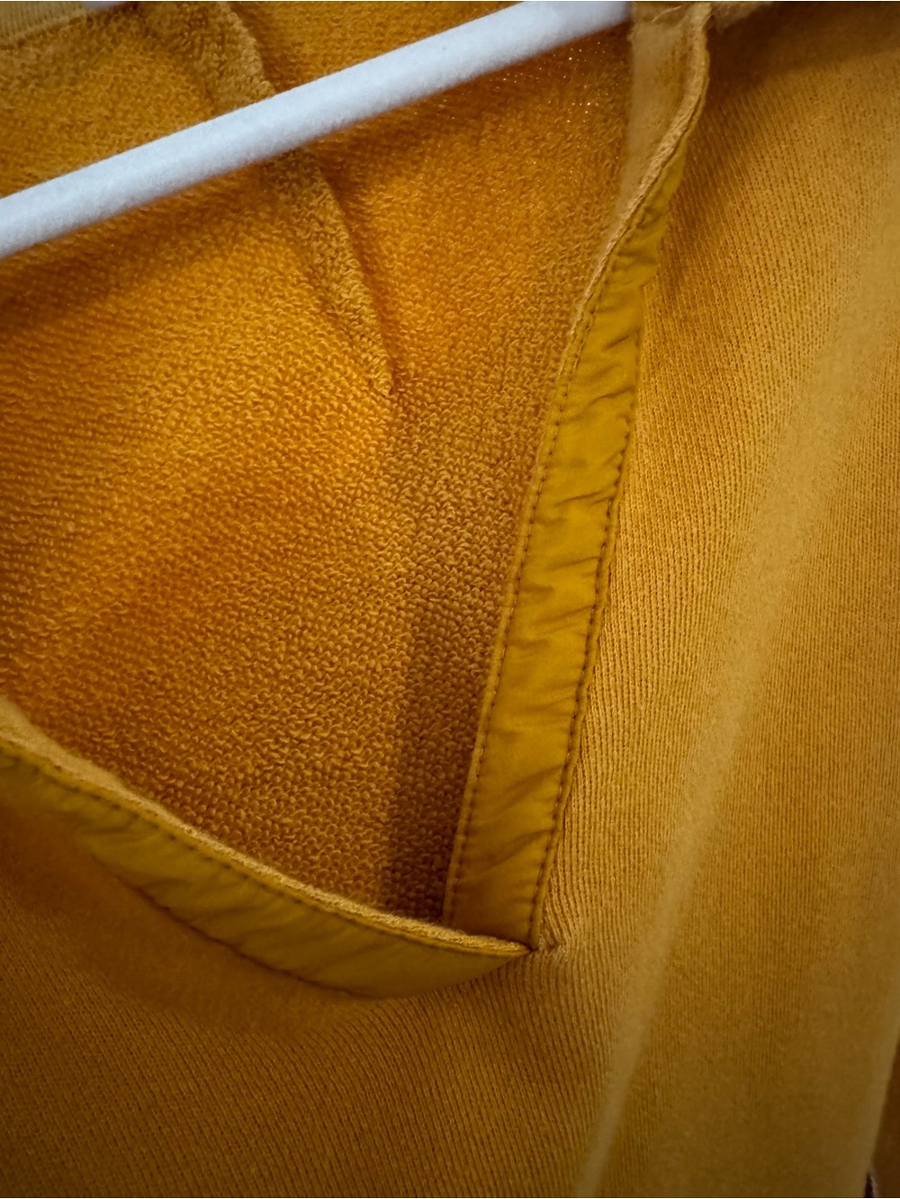Free people movement Med Mustard Yellow Long-Sleeve cris cross front Sweatshirt - Picture 2 of 6
